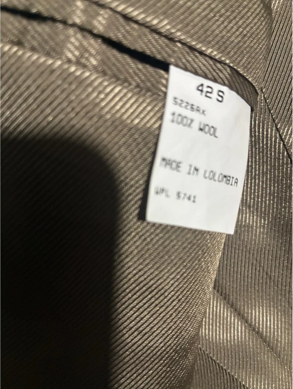 Vintage Oscar de La Renta Men’s 42S 100% Wool Plaid Blazer Sport Coat Jacket